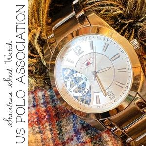 US Polo Association Stainless Steel Wrist Watch